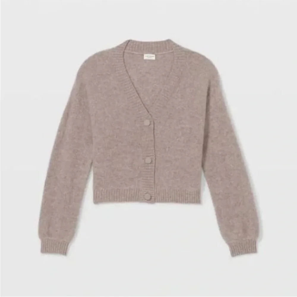 Club Monaco Boiled Cashmere Cardigan Sweater Button Down V-Neck Gray Size XS - Picture 11 of 11